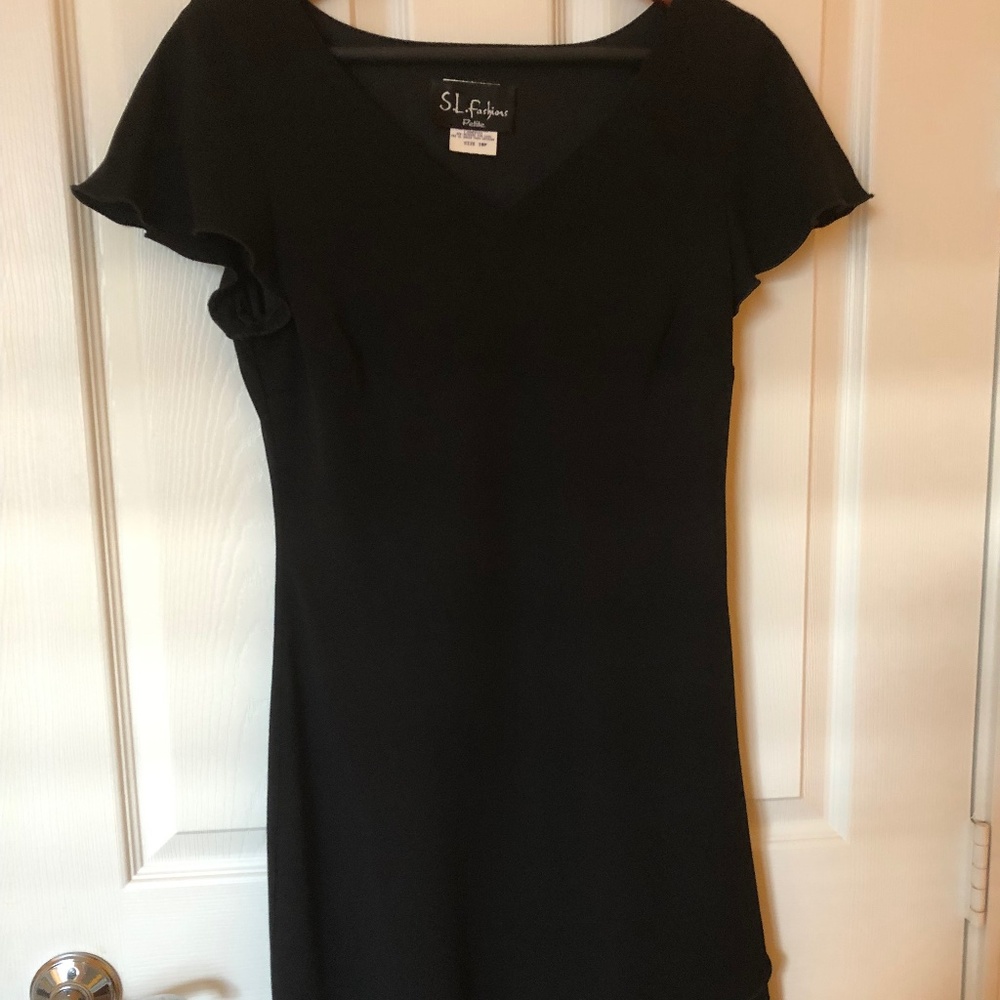 S. L.Fashions Dress- Little Black Dress- Size 10P